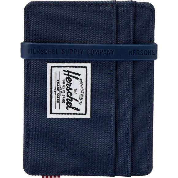 Herschel Men's Charlie Rfid Card Case Wallet, Navy, One Size US - Picture 7 of 10